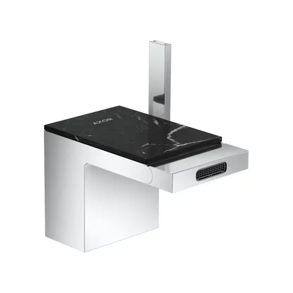 Смеситель для биде Axor MyEdition (цвет - хром/мрамор) (47212000+47915000) фото 1 Aquada.com.ua