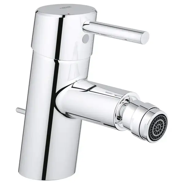 Смеситель однорычажный для биде Grohe Concetto DN 15 S-Size (цвет - хром) с донным клапаном (32208001) фото 1 Aquada.com.ua