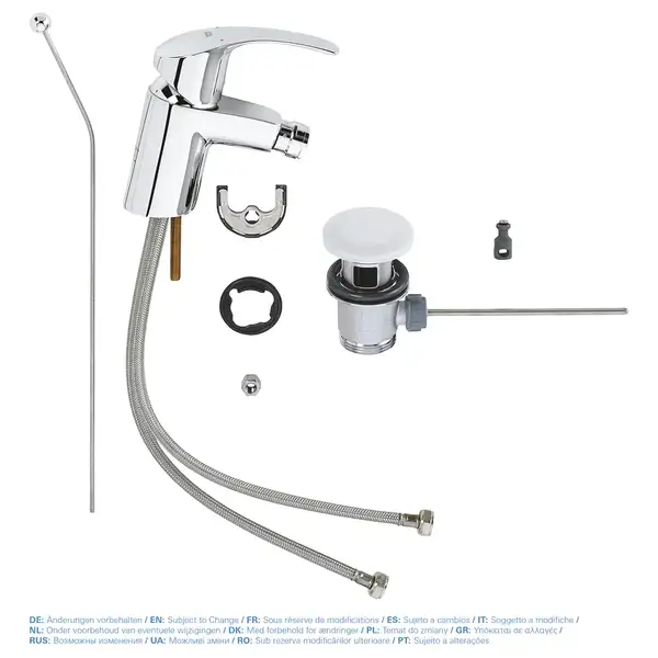 Смеситель для биде Grohe Eurosmart, хром (32929002)