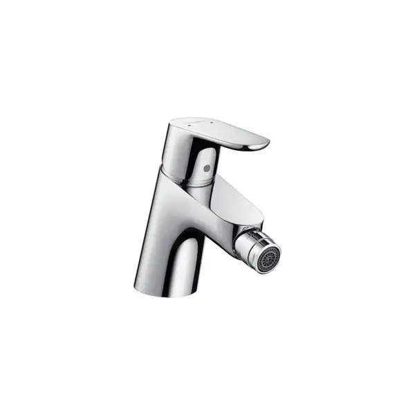 Смеситель для биде, однорычажный Hansgrohe Focus E2 (цвет - хром), с донным клапаном push-open (31922000) фото 1 Aquada.com.ua