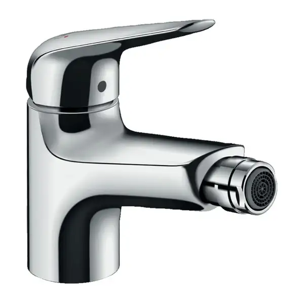 HANSGROHE Смеситель для биде 70, однорычажный, со сливным гарнитуром, хром Novus (71142000) фото 1 Aquada.com.ua