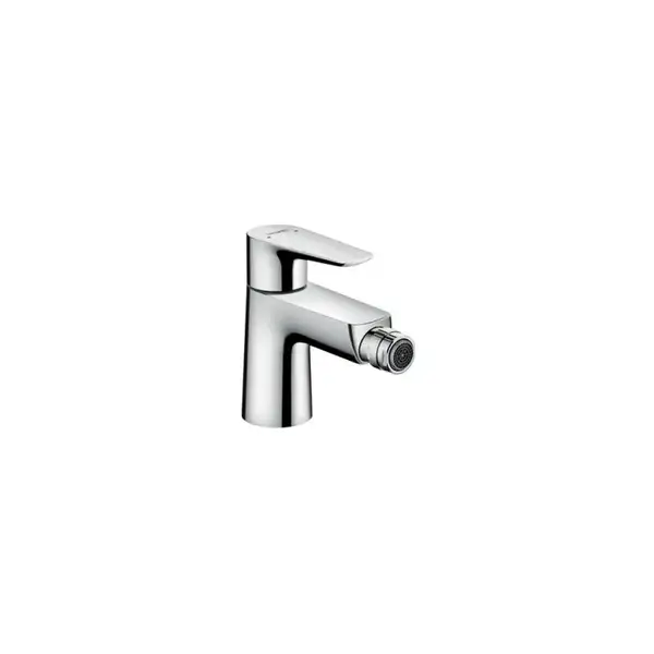 Смеситель для биде, однорычажный Hansgrohe Talis E (цвет - хром), с донным клапаном push-open (71721000) фото 1 Aquada.com.ua