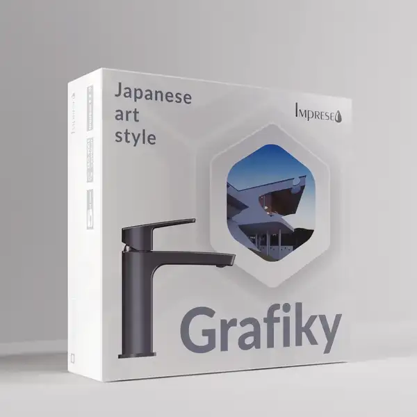 IMPRESE GRAFIKY смеситель для биде, хром, 35 мм (ZMK061901070) фото 3 Aquada.com.ua