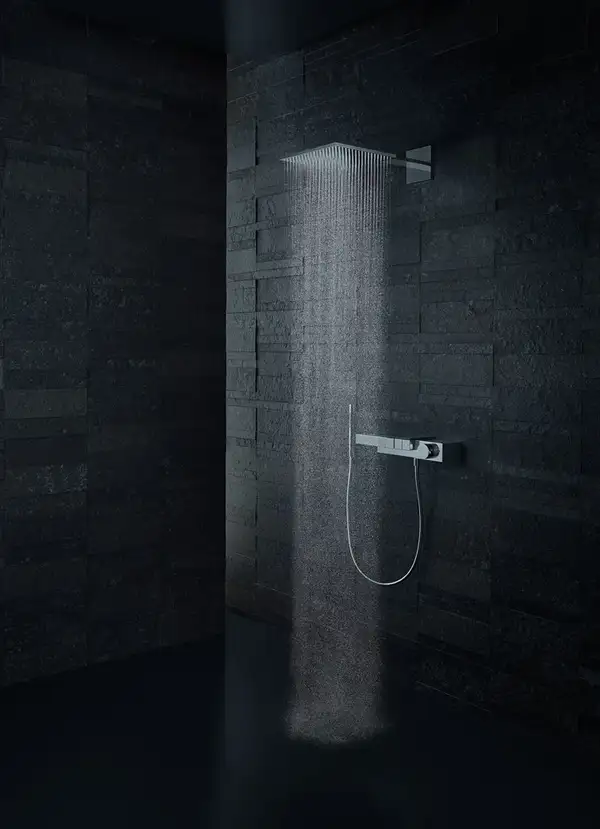 Термостат для душа на 2 выхода Axor Edge (цвет - хром) (46240000) фото 2 Aquada.com.ua