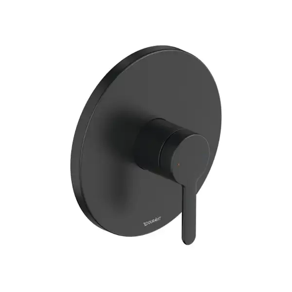 Смеситель для душа скрытого монтажа Duravit C.1 (цвет - чёрный матовый) (C14210010046) фото 1 Aquada.com.ua
