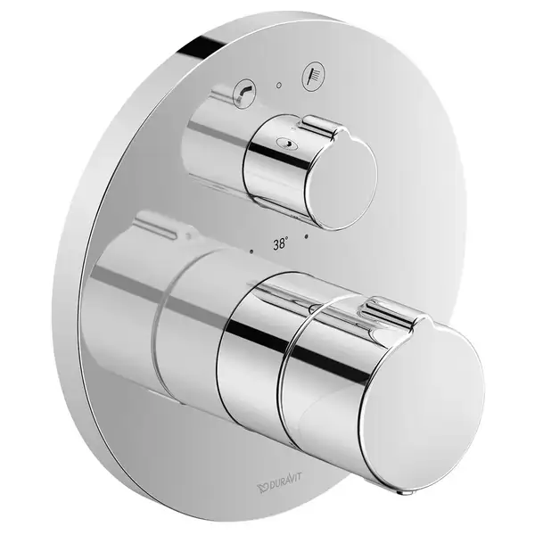 Термостат для душа скрытого монтажа Duravit C.1 (цвет - хром) (C15200018010) фото 1 Aquada.com.ua