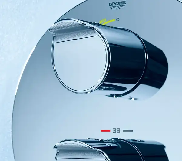 Термостат для ванны Grohe Grohtherm 2000 (цвет - хром) (19355001) фото 3 Aquada.com.ua