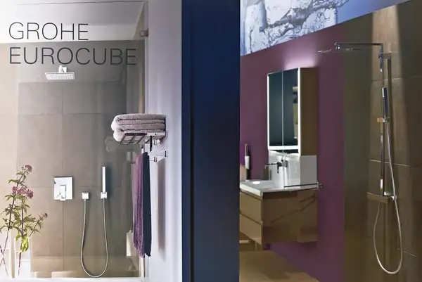 Смеситель для душа скрытого монтажа, однорычажный Grohe Eurocube (19898000) фото 3 Aquada.com.ua