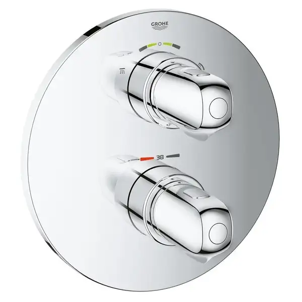 Grohe Grohtherm 1000 Термостат для душа со встроенным преключателем на 2 положения (19985000) фото 1 Aquada.com.ua