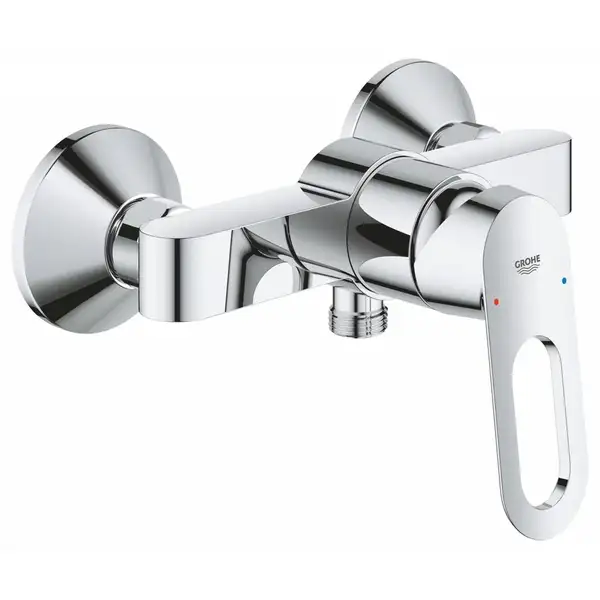 Смеситель для душа Grohe Bau Loop (цвет - хром), без донного клапана (23634000) фото 1 Aquada.com.ua
