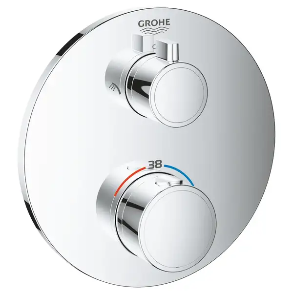 Термостат прихованого монтажу на 2 споживача Grohe Grohtherm Convent. Concealed (24076000)