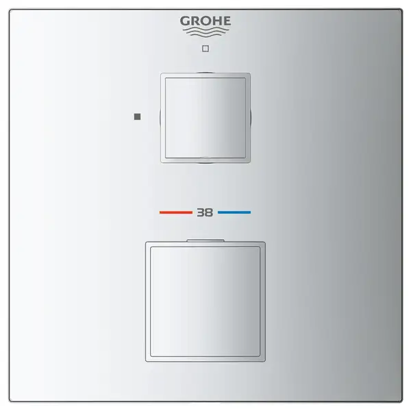 Grohe Grohtherm Cube Термостат скрытого монтажа, хром (24153000)