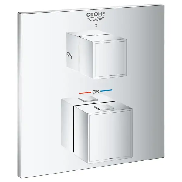 Grohe Grohtherm Cube Термостат для душа на 2 потребителя, хром (24154000)