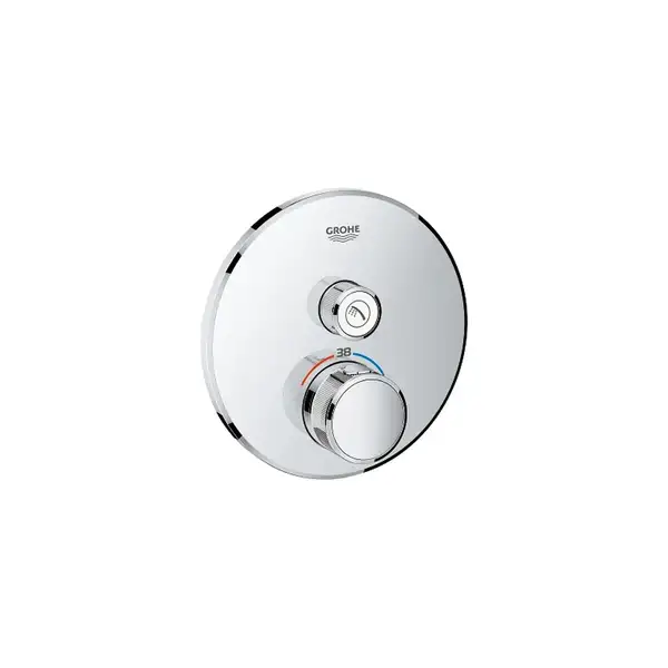 GROHE Смеситель для душа, внешняя часть, на 1 выход, хром SmartControl (29118000) фото 1 Aquada.com.ua