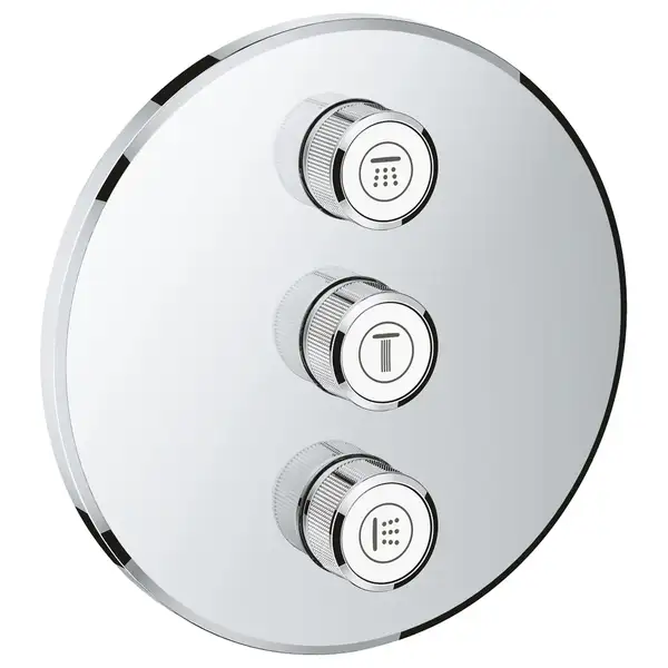 GROHE Комплект верхней монтажной части для вентиля на три выхода Grohtherm SmartControl (29122000) фото 1 Aquada.com.ua
