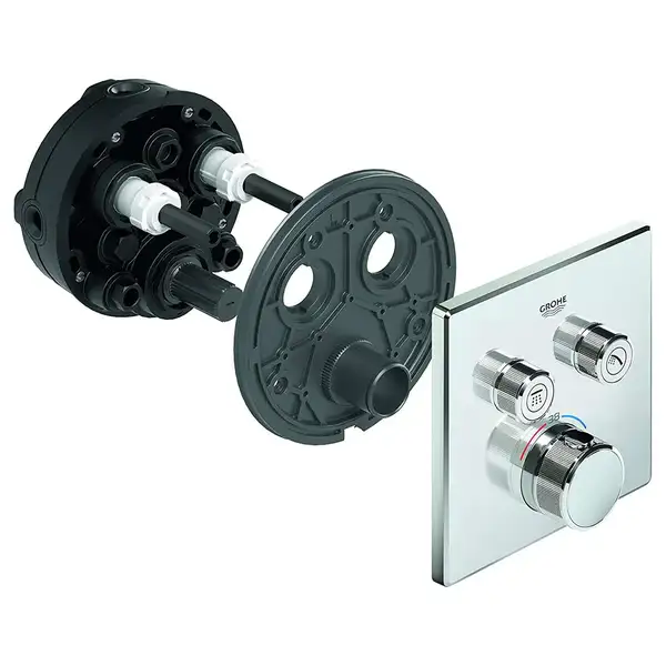 GROHE Термостат для душа, внешняя часть, на 2 потребителя Grohtherm SmartControl (29124000) фото 10 Aquada.com.ua