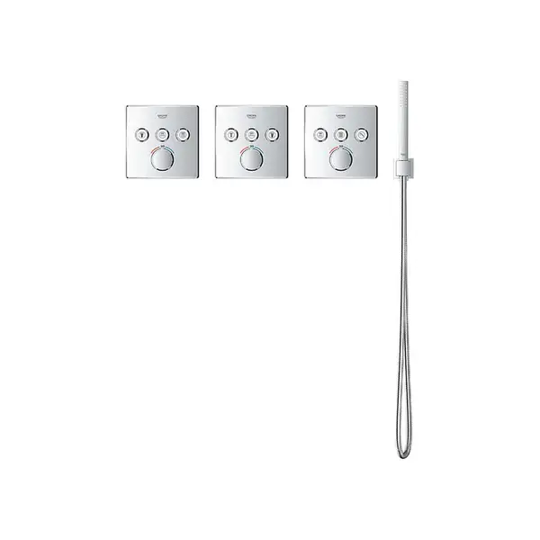 GROHE Термостат встраеваемый на 3 выхода Grohtherm SmartControl (29126000) фото 2 Aquada.com.ua