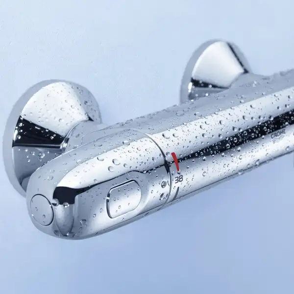 Смеситель для душа Grohe Grohtherm DN 15 (цвет - хром) с душевым гарнитуром (34151003) фото 5 Aquada.com.ua