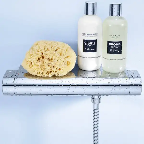 GROHE Термостат для душа с полочкой Grohtherm New 2000 (34469001) фото 2 Aquada.com.ua