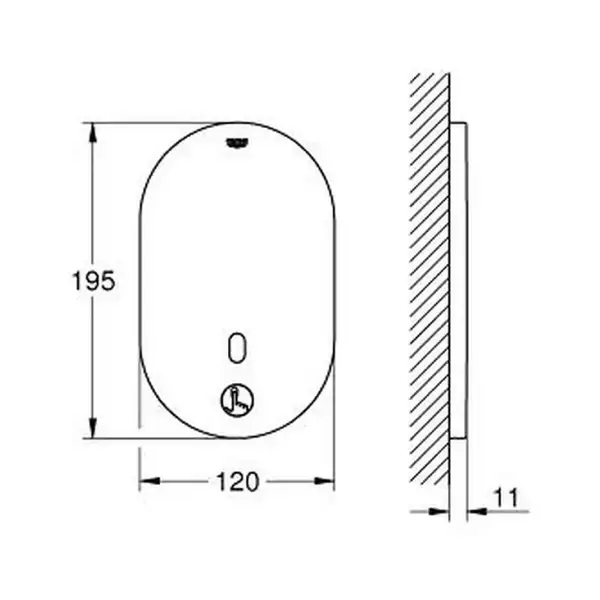 Grohe Eurosmart Cosmopolitan Смеситель для душа, хром (36415000)