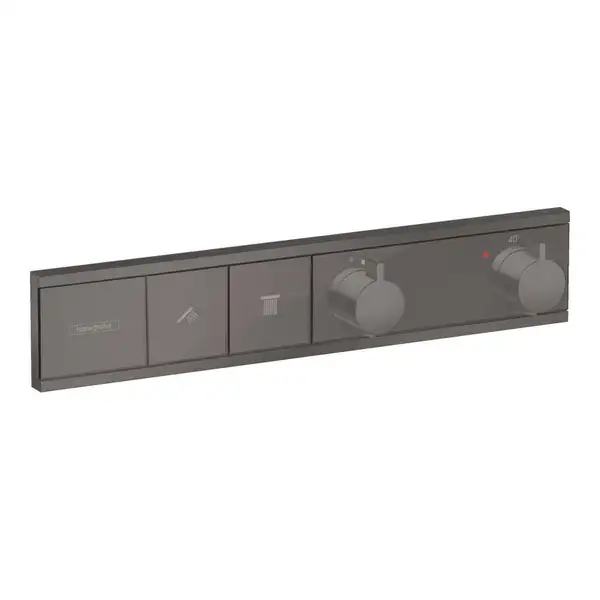 Термостат прихованого монтажу Hansgrohe RainSelect на 2 споживача, Brushed Black (15380340)