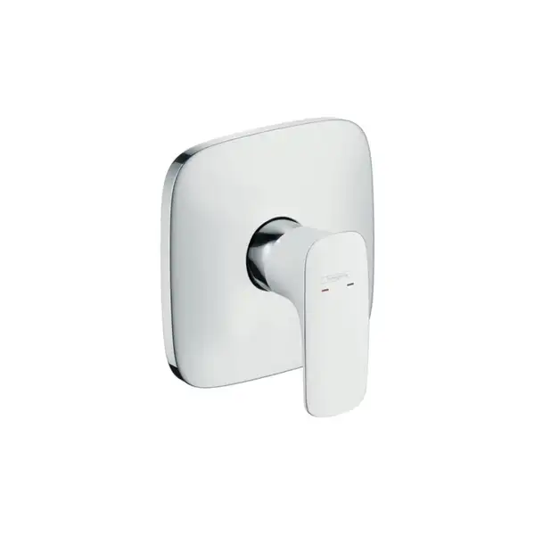 Смеситель для душа Hansgrohe PuraVida Highflow (цвет - хром/белый) (15677400) фото 1 Aquada.com.ua