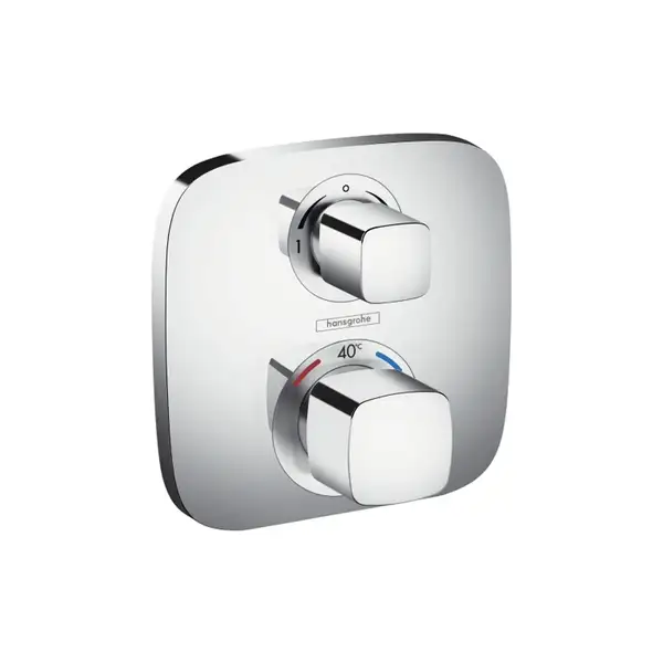 HANSGROHE Термостат с запорным/ переключающим вентилем Ecostat E (15708000) фото 1 Aquada.com.ua