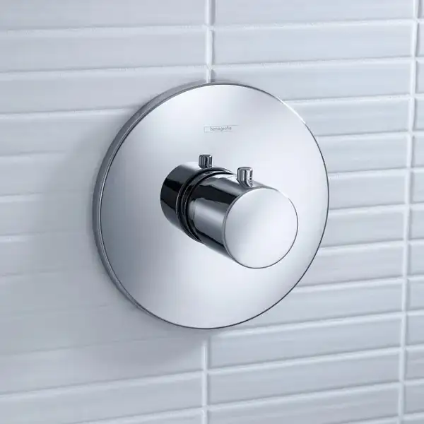 Смеситель термостатический Hansgrohe Ecostat S (цвет - хром) (15711000) фото 2 Aquada.com.ua