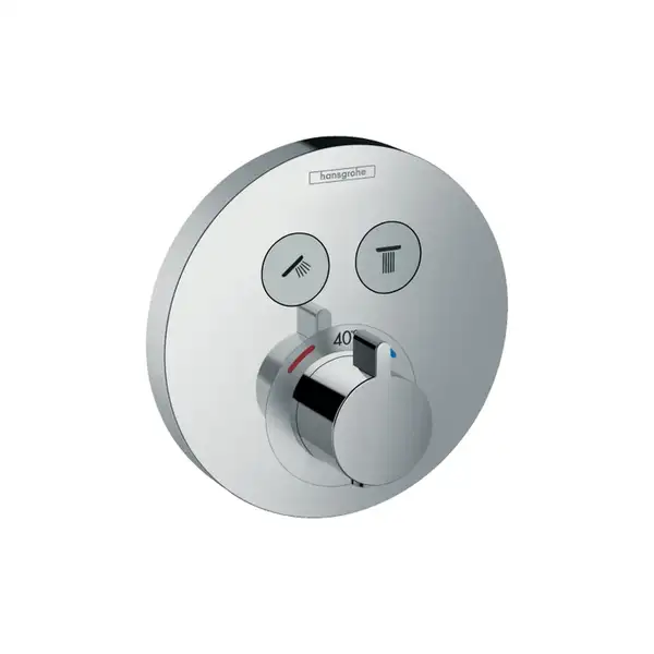 HANSGROHE Термостат для двух потребителей, СМ Shower Select S (15743000) фото 1 Aquada.com.ua
