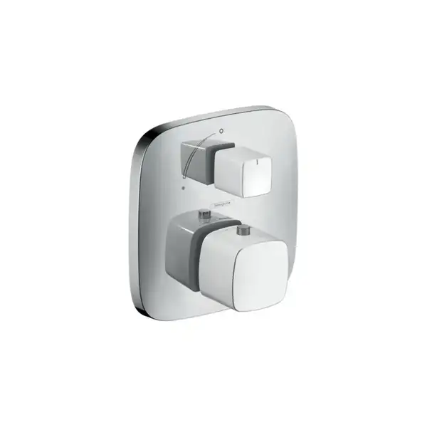 Термостат для душа Hansgrohe PuraVida (цвет - хром/белый) (15775400) фото 1 Aquada.com.ua