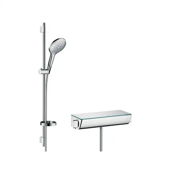 Душевой набор Hansgrohe Ecostat Select/Raindance S150 3jet, хром (27037000) фото 1 Aquada.com.ua