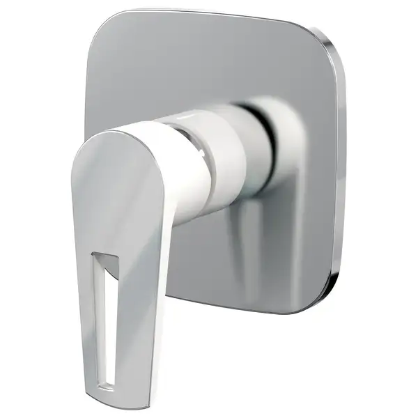 Смеситель для душа Imprese Podzima Breclav white (цвет - хром/белый) (VR-15245WZ) фото 1 Aquada.com.ua