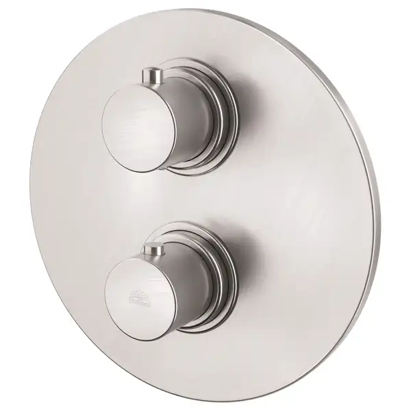 Смеситель для душа с термостатом Paffoni Light (цвет - сталь) (LIQ018ST) фото 1 Aquada.com.ua