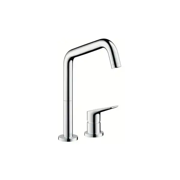 Смеситель для кухни, на 2 отверстия Axor Citterio M (цвет - хром) (34820000) фото 1 Aquada.com.ua