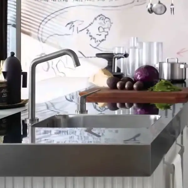 Смеситель для кухни, на 2 отверстия Axor Citterio M (цвет - хром) (34820000) фото 2 Aquada.com.ua