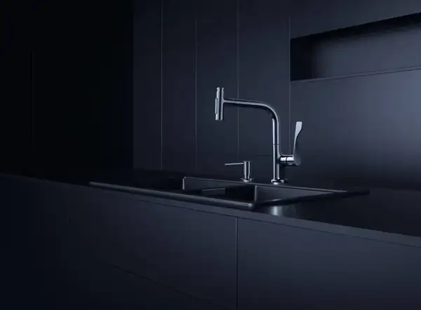 Смеситель кухонный с выдвижным изливом, 2 типа струи Axor Citterio Select (цвет - хром) (39862000) фото 4 Aquada.com.ua