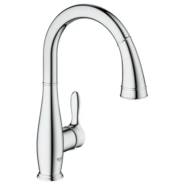Смеситель однорычажный для кухни Grohe Parkfield DN 15 (цвет - хром) (30215000) фото 1 Aquada.com.ua
