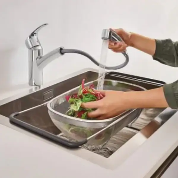 Смеситель для кухни Grohe Eurosmart (цвет - суперсталь) (30305DC0) фото 5 Aquada.com.ua