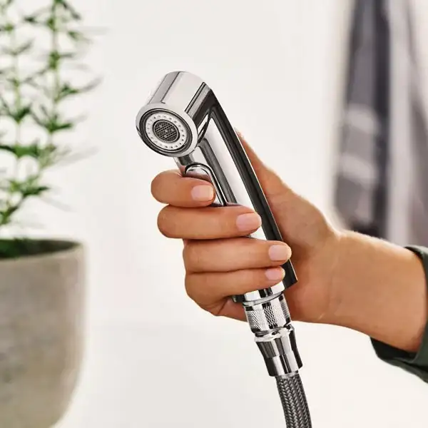 Смеситель для кухни Grohe Eurosmart (цвет - суперсталь) (30305DC0) фото 6 Aquada.com.ua