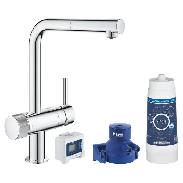 Комплект змішувача для кухні із фільтром Grohe Blue Pure (30382000)