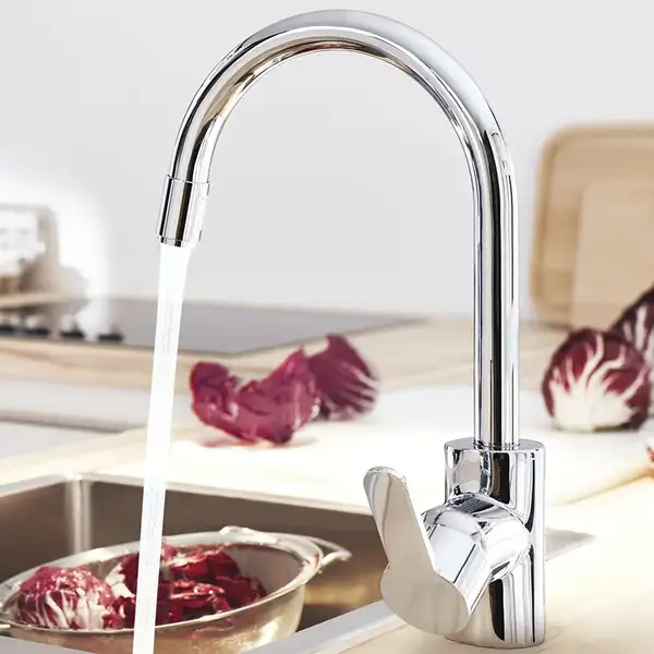 Смеситель однорычажный для кухни Grohe Eurostyle DN 15 (цвет - хром) (31126002) фото 2 Aquada.com.ua