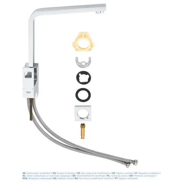 Grohe Eurocube Змішувач для кухні, хром (31255000)