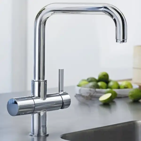 Смеситель для кухни изливом Blue Grohe (31299001) фото 2 Aquada.com.ua