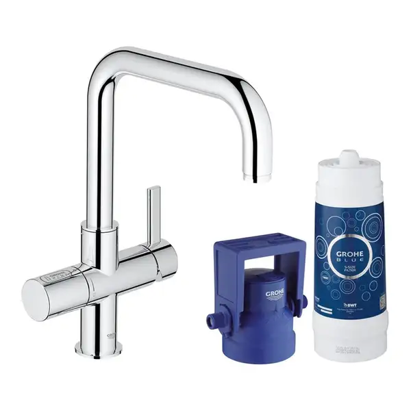 Кухонний змішувач зі стартовим пакетом GROHE Blue Pure (31299001)