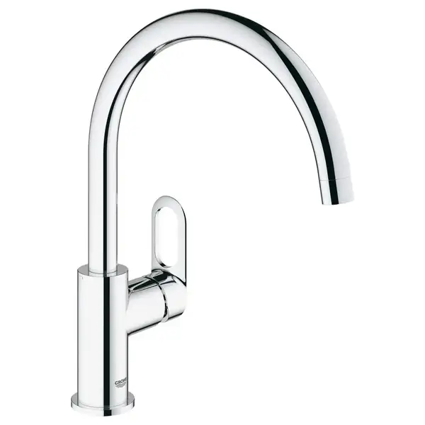 Смеситель для кухни Grohe Bau Loop (цвет - хром) (31368000) фото 4 Aquada.com.ua