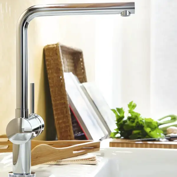 Смеситель для кухни изливом Grohe Minta (31375000) фото 5 Aquada.com.ua