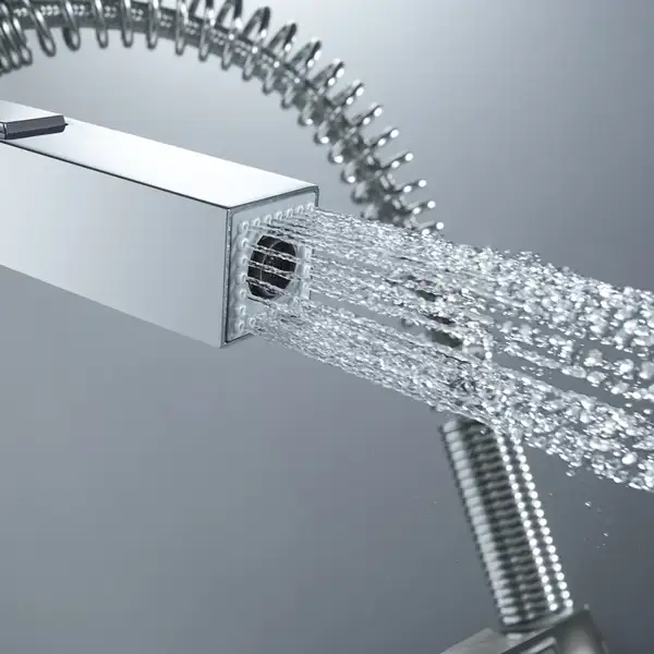 Смеситель однорычажный для кухни Grohe Eurocube DN 15 (цвет - хром) (31395000) фото 3 Aquada.com.ua