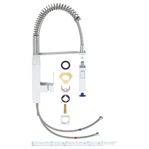 Grohe Eurocube Змішувач для кухні, хром (31395000)