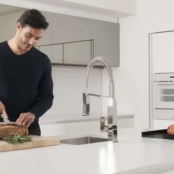 Grohe Eurocube Змішувач для кухні, SuperSteel (31395DC0)
