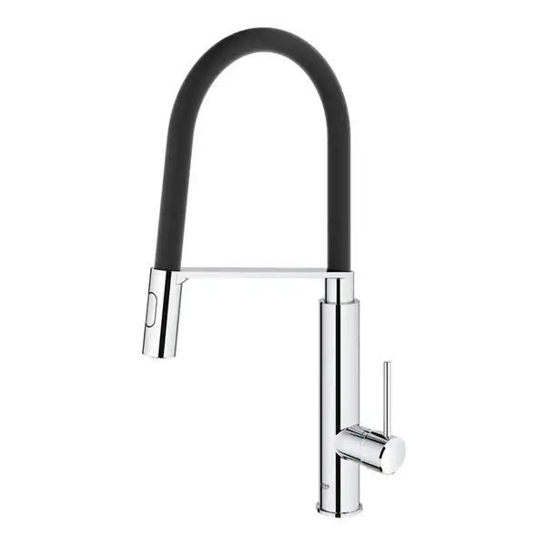 Змішувач для кухні з гнучким виливом Grohe Concetto new (31491000)
